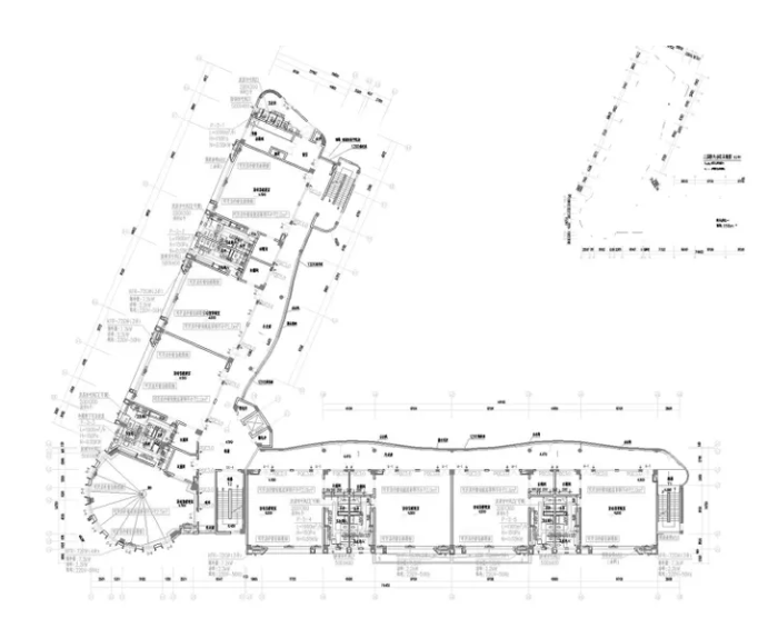 二層空調(diào)通風防排煙平面圖 二層空調(diào)通風防排煙平面圖